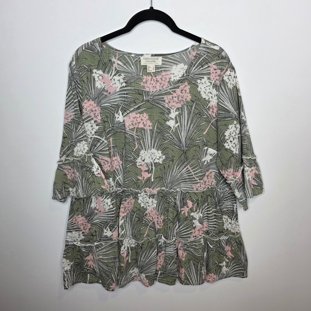 Orientique Naturally Australian Blouse Womens Large